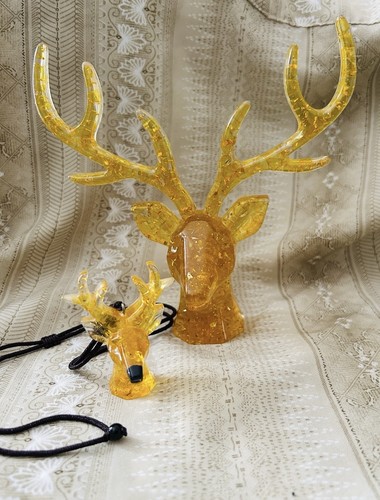 Citrine gold flake resin - flake,