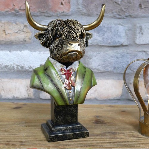 Highland cow bust - cow,