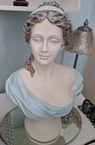 Ornamental lady head bust - ornamental,