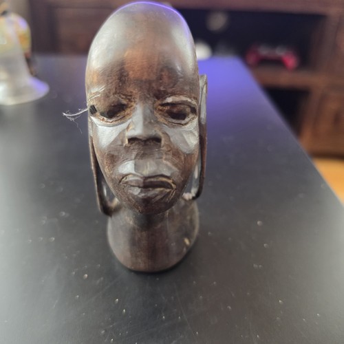Vintage hand carved african - vintage,