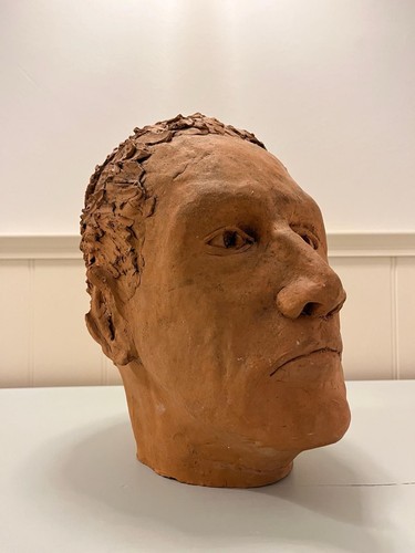 Signed ian carter - signed, terracotta