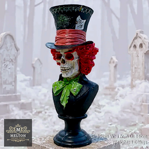 Skeleton bust large gothic - large,