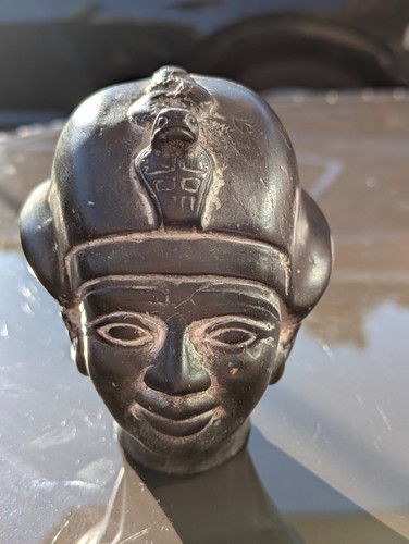 Vintage egyptian pharaoh head - egyptian,
