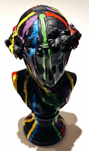 Abstract art woman - woman, bust