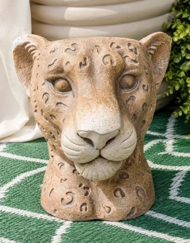 Large leopard head - large,