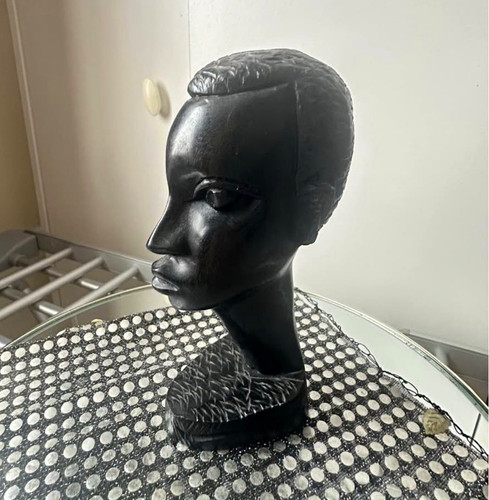 Black carved wooden - carved,