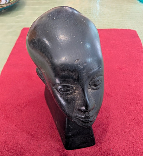 Vintage abstract black stone - abstract,