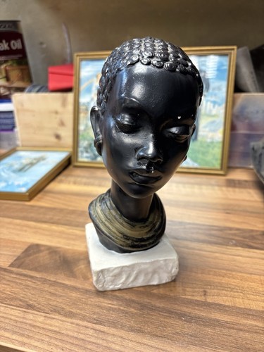 Vintage african lady head - vintage,