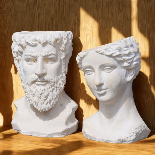 Male female bust - female, set