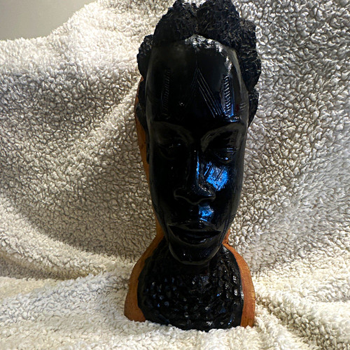 Hand carved wood african - carved,