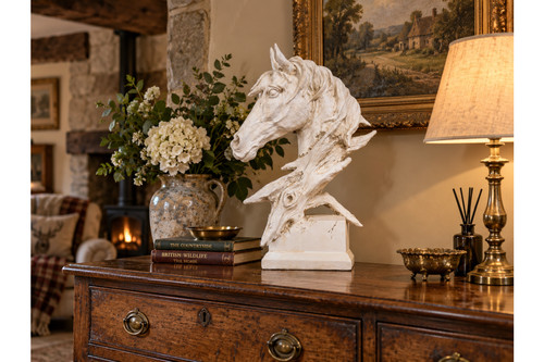 Luxury rustic equestrian bust - luxury,