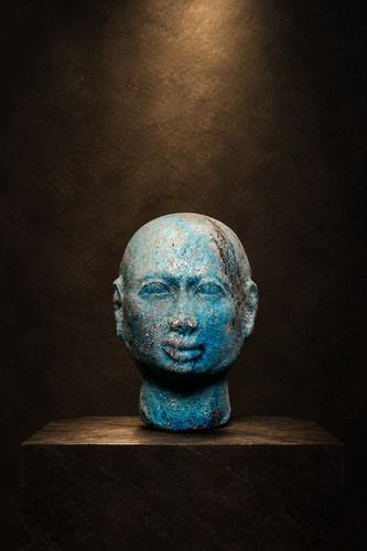 Egyptian pharaoh head bust - egyptian,