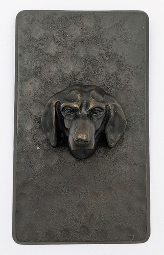 Antique bronze weimaraner - antique,