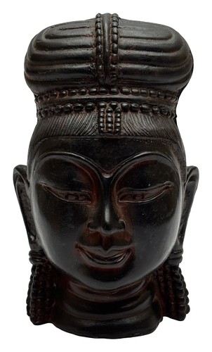 Vintage black buddha head - vintage,