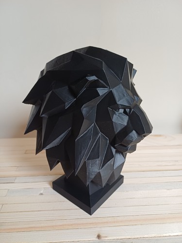 Leo lion bust sculpture 20cm - leo,