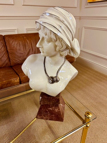 Art deco french bust female - deco,