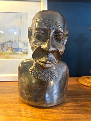 Carved wooden african - carved,