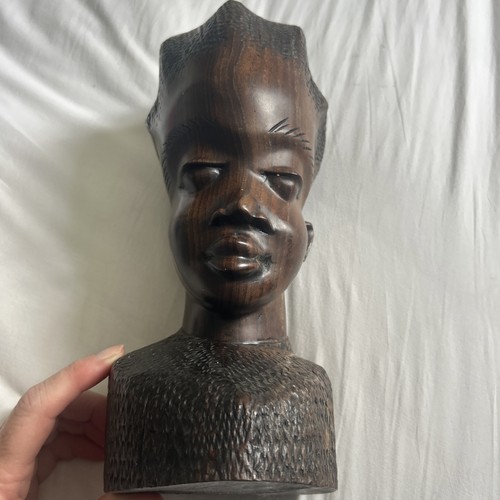 African carved brown - carved,