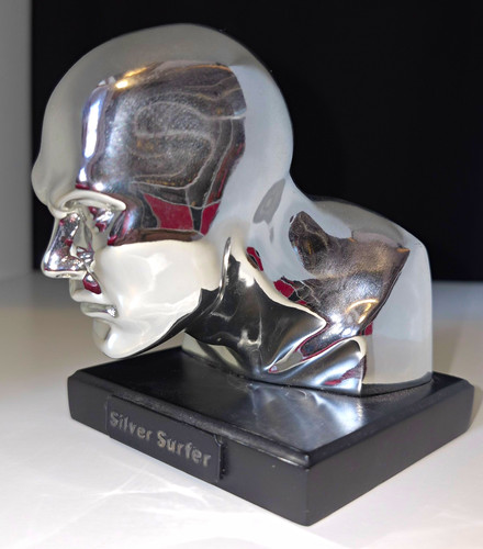 Marvel silver surfer mini head - silver,