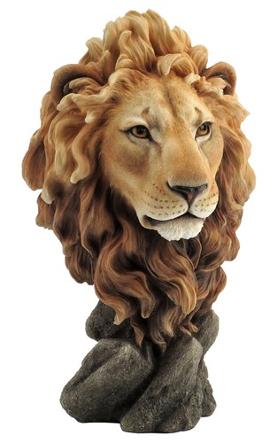 Lion head bust - head,